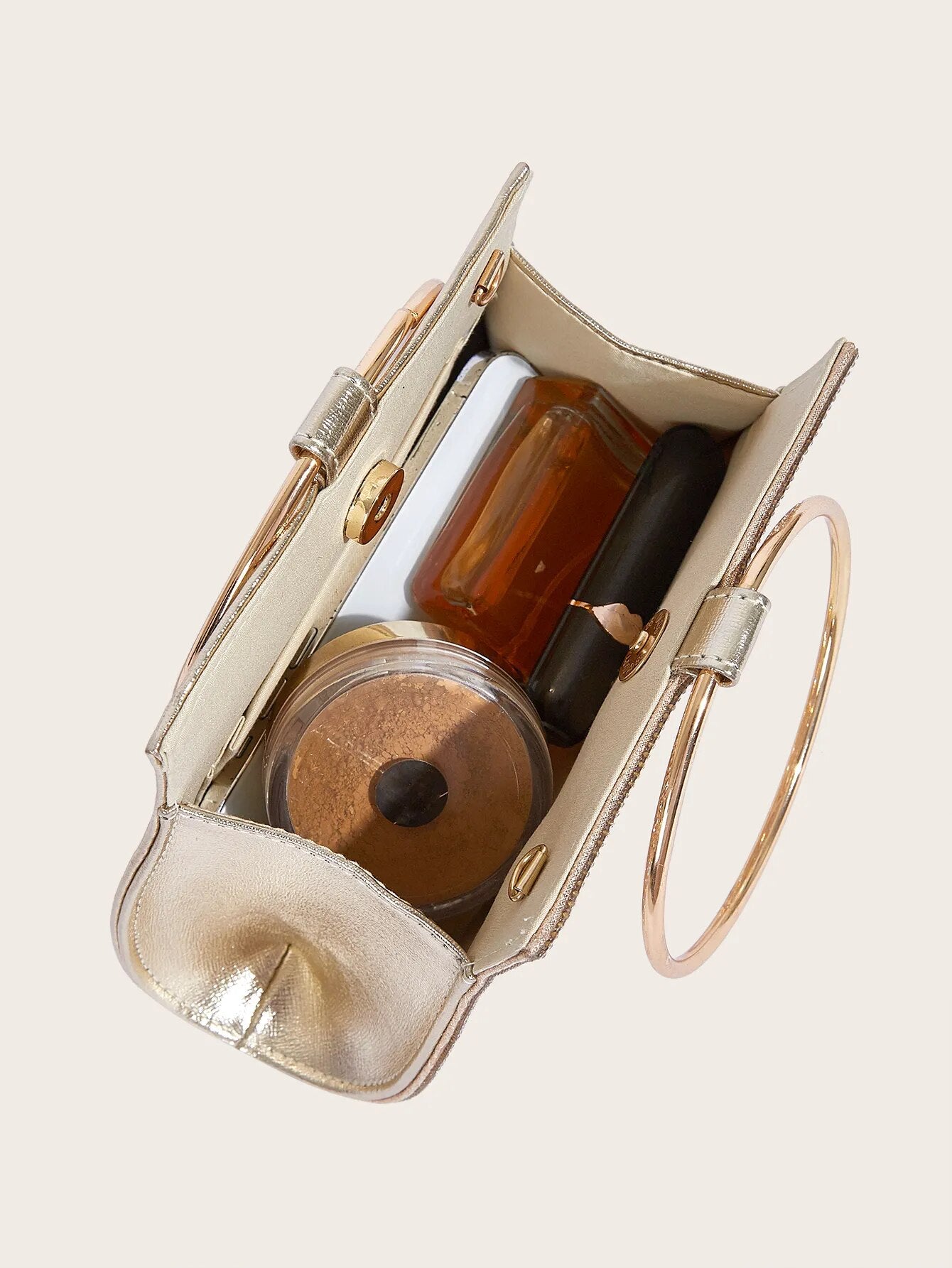 Cartera brillos dorados | Cartera de Fiesta para mujer