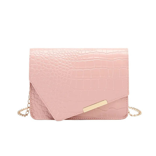 Cartera de Mano | Rosada con cadena para mujer