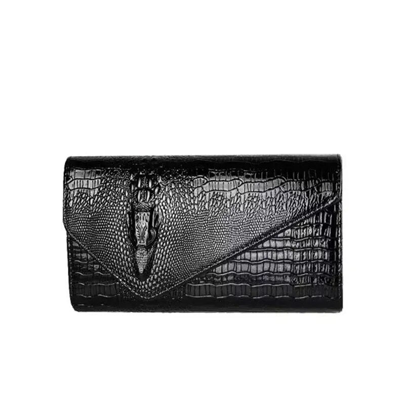Cartera Clutch Ecocuero | Tipo Cocodrilo para Mujer