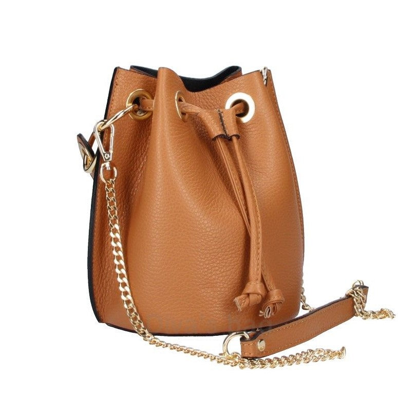 Bandolera Bucket Mujer Stella | Cartera de mano Camel