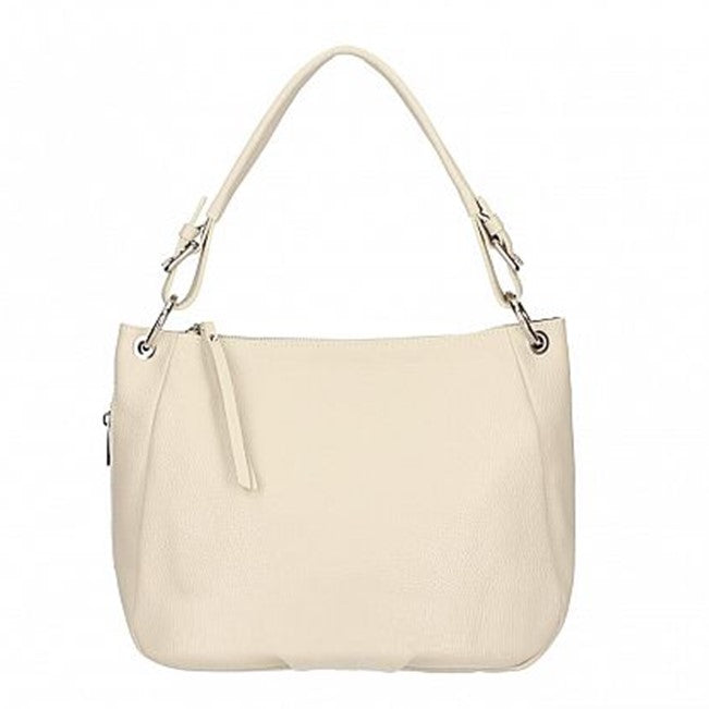 Cartera Blanca de Cuero Bettina | Hecho en Italia