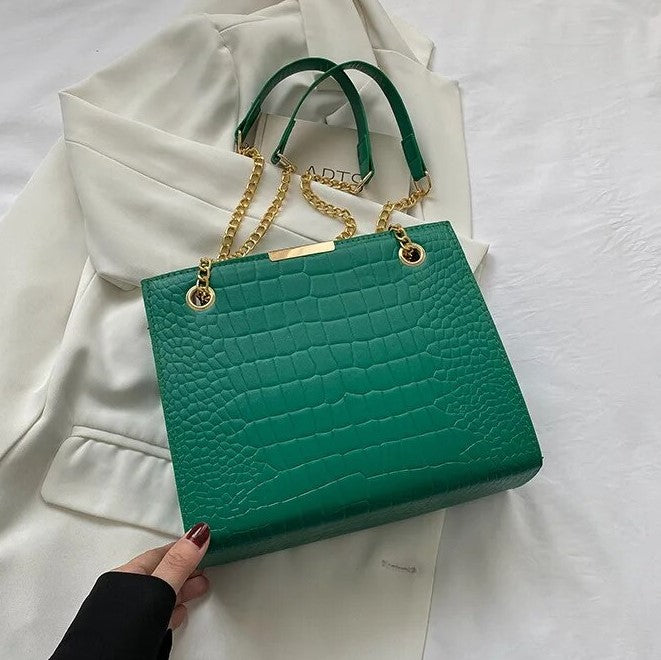 Cartera de Mano | Verdecon cadena para Mujer