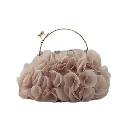 Cartera flores de tela | Cartera de Fiesta para mujer