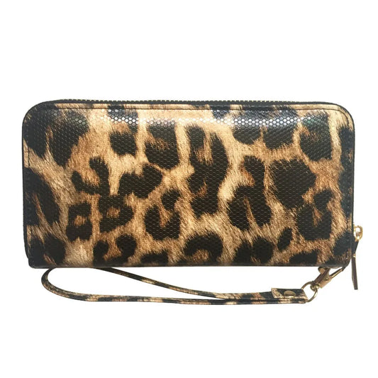 Billetera diseño Leopardo | Ecocuero para mujer