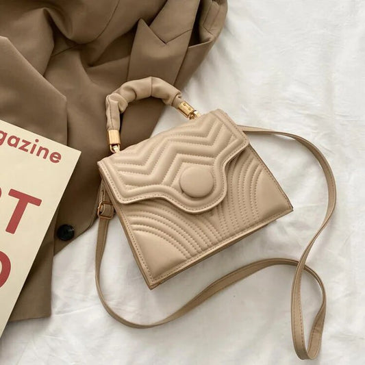 Cartera de Mano | Beige pequeña para Mujer