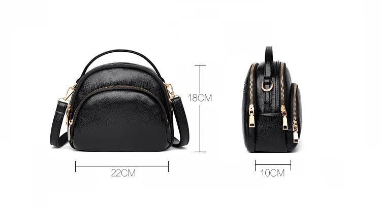Bolso Bandolera Cuero | Cartera para Mujer