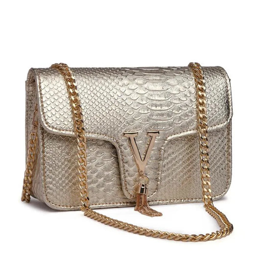 Cartera de Mano | Bolso con cadena dorada para mujer