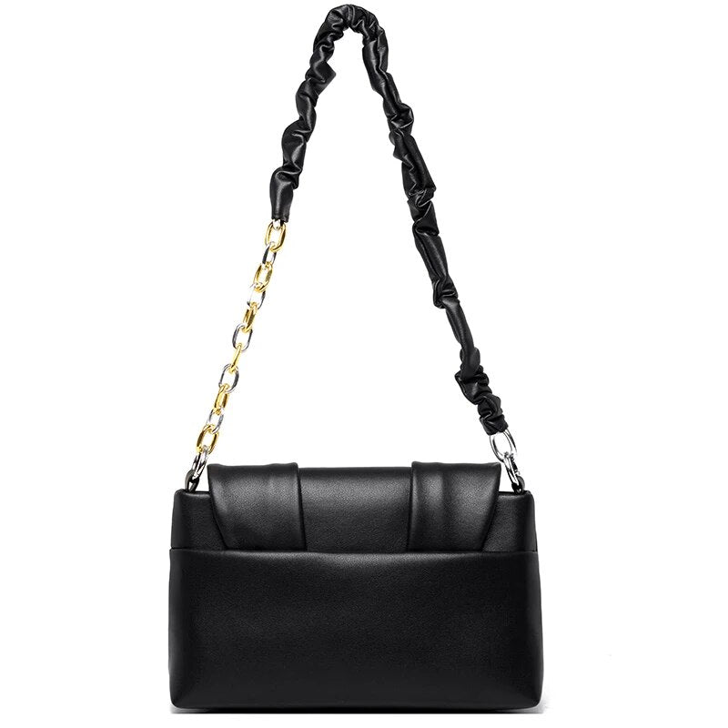 Bolso Cartera Cuero | Con cadena para Mujer
