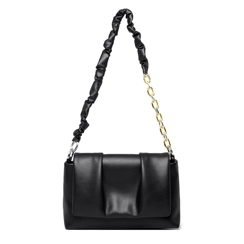 Bolso Cartera Cuero | Con cadena para Mujer