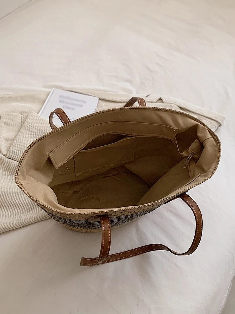 Bolso de Playa LINEE | Bolso de Rafia para mujer