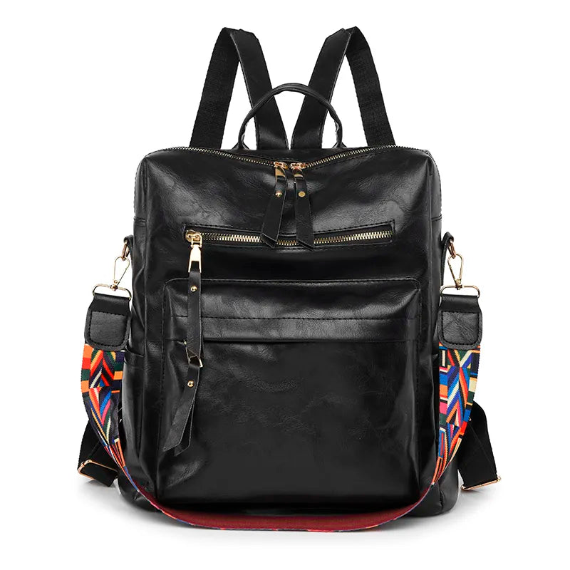 mochila-negra-grande-para-viajar-para-mujer-negra-con-strap-y-correaa-ecocuero