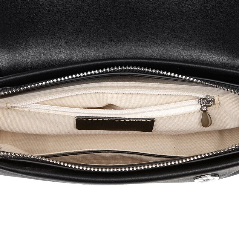 Bolso Cartera Cuero | Con cadena para Mujer