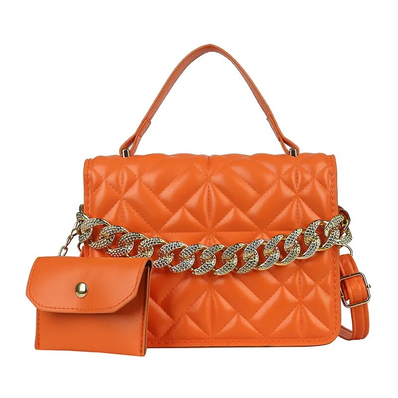 Cartera de Mano | Bolso con cadena dorada para mujer