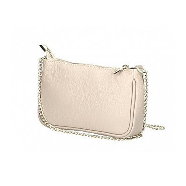 Cartera Blanca de Cuero Ornella | Hecho en Italia