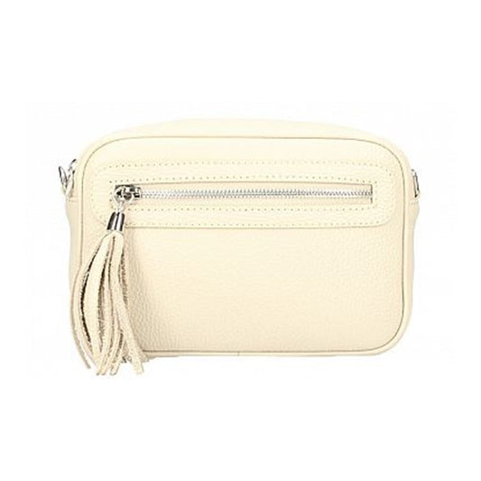 Bandolera Cartera Cuero Vittoria | Bolso para mujer Blanco