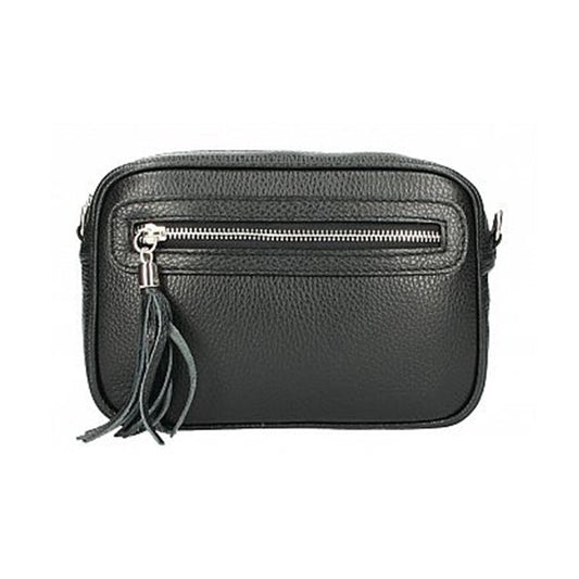 Bandolera Cartera Cuero Vittoria | Bolso para mujer Negro