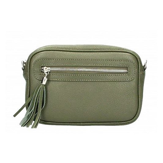 Bandolera Cartera Cuero Vittoria | Bolso para mujer Verde Musgo