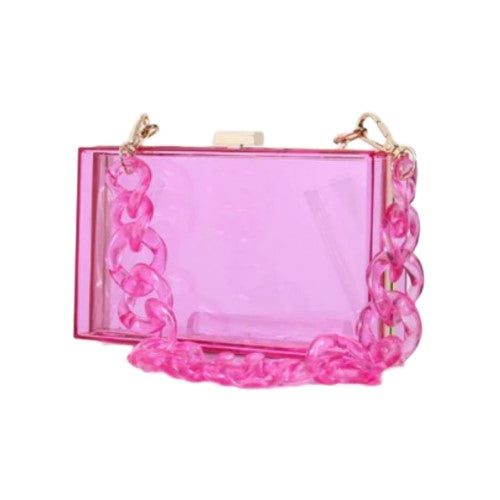 Cartera Clutch acrílico transparente | Bolso para mujer