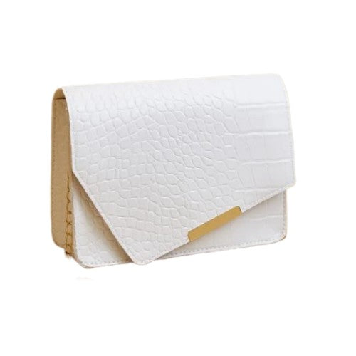 Cartera blanca ecocuero | Bolso para mujer