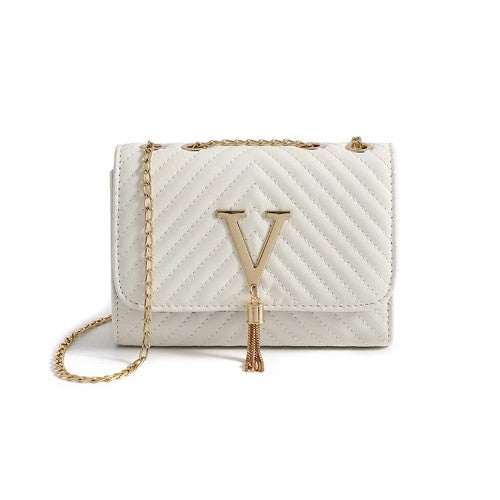 Cartera de Mano | Blanca con Cadena para Mujer