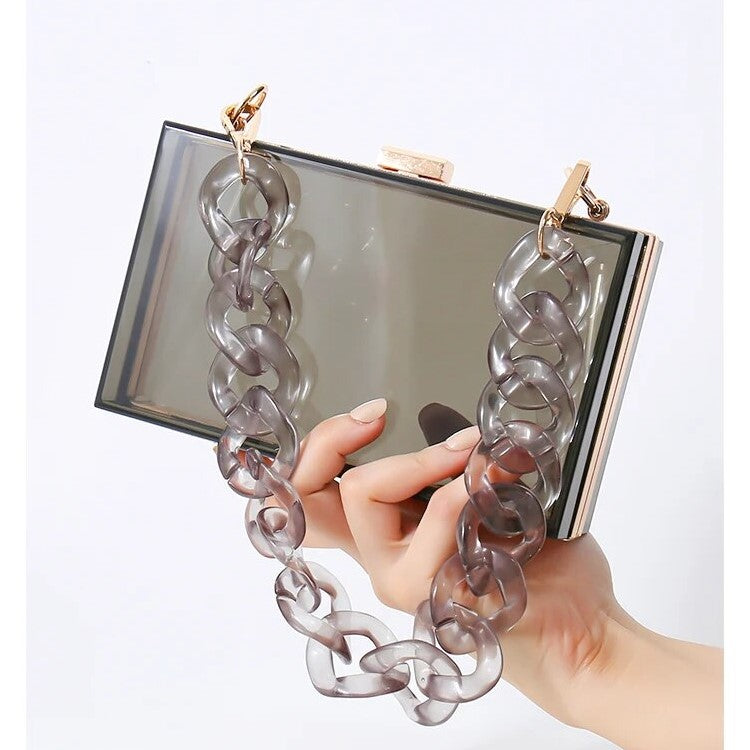 Cartera Clutch acrílico transparente | Bolso para mujer
